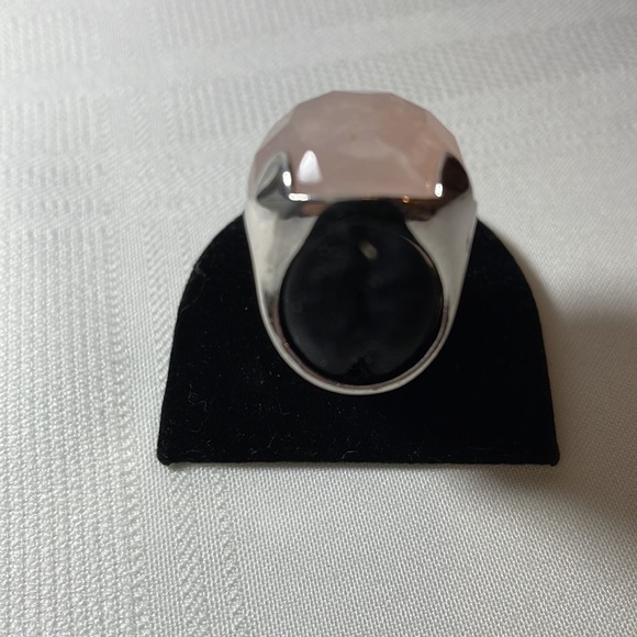 Faceted Rose Quartz Ring - Picture 2 of 10